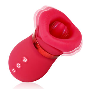 Vixie Vibe | VSekreets Mouth And Tongue Shaped Suction Vibrator
