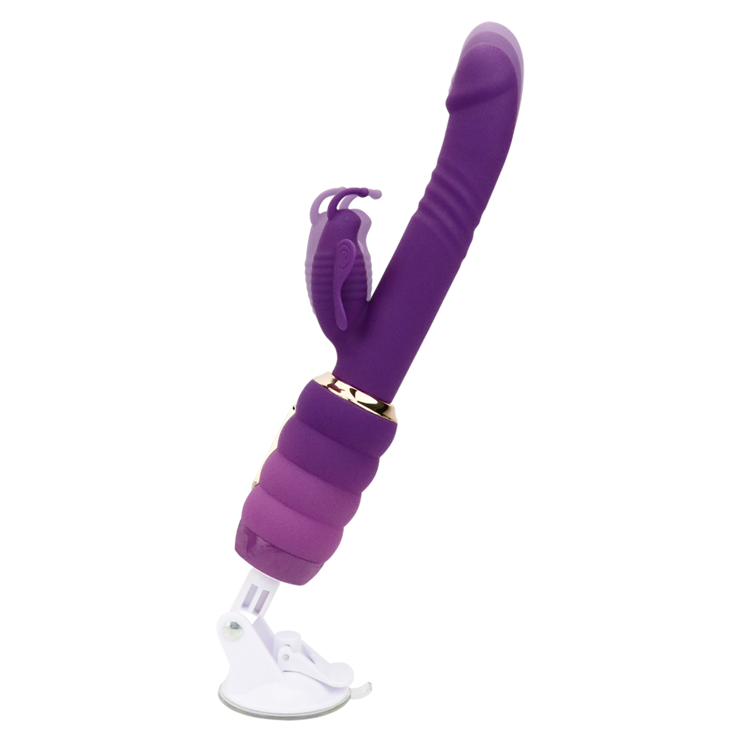 Violante | VSekreets Thrusting Butterfly Dildo Vibrator With Detachable Suction Base
