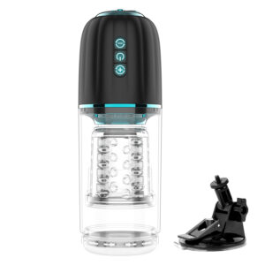 Viridian | VSekreets Automatic Spinning And Thrusting Male Masturbator Cup With Suction Base