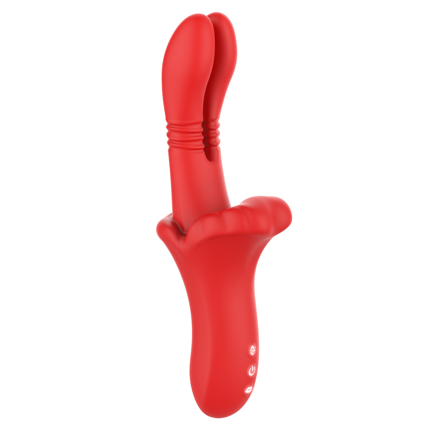 VSekreets | Double Tickler Thrusting Silicone Rabbit Vibrator