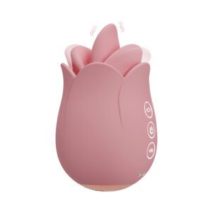 Rose-shaped oral sex simulator