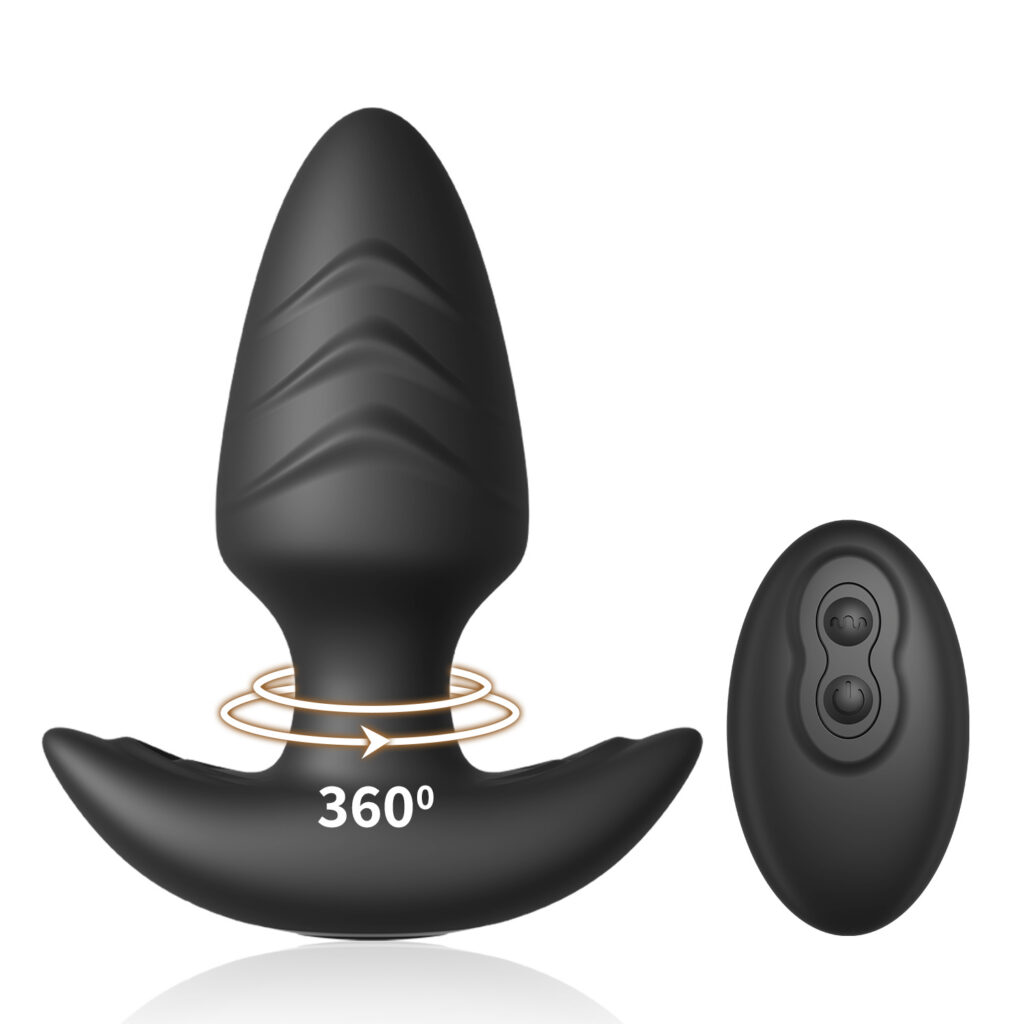 remote controlled rotating butt plug